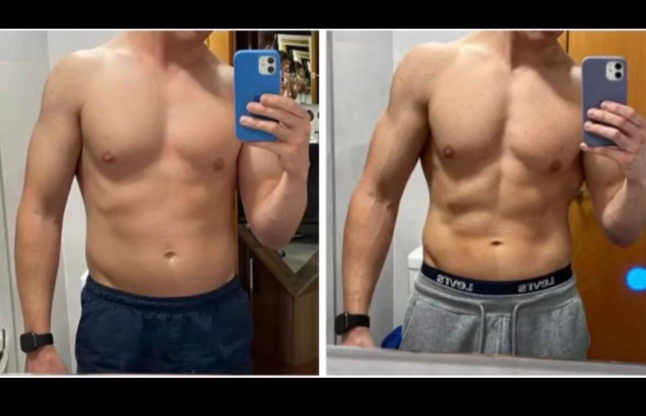Transformación real de Javier Navarro con el Team Alonfit — antes y después